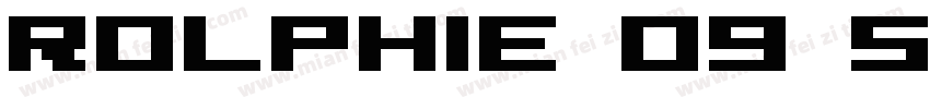 Rolphie 09 Semiblack字体转换